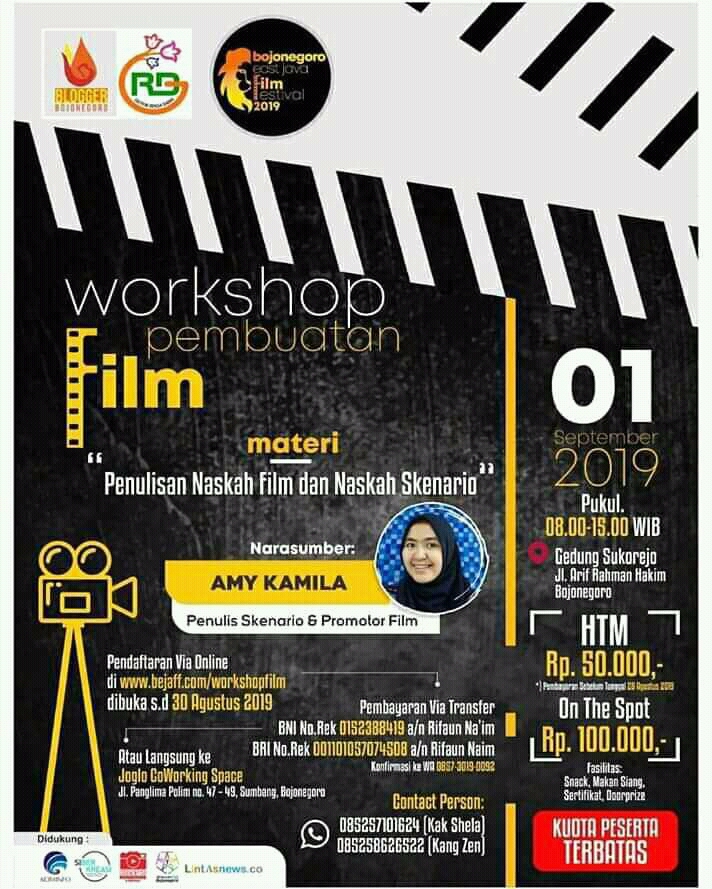 Workshop BEJaFF 2019 bersama Amy Kamila