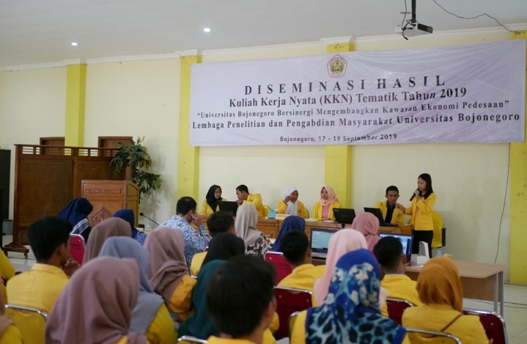 Foto : Diseminasi Hasil KKN Tematik Unigoro 2019, Kamis (19/09/2019).