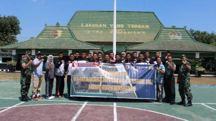 Foto : Tim Lomba PBB dari Kodim Bojonegoro Saat Diberangkatkan ke Kodam V Brawijaya, Jum’at (20/09/2019).