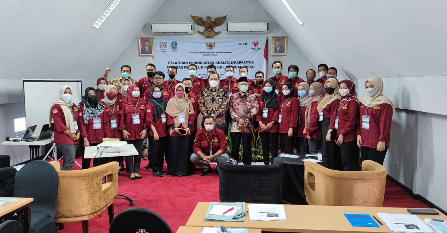 Foto : PPKL Se- Jawa Timur saat pelatihan di Kota Surabaya, Jumat, (16/04/2021).